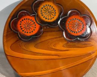 Vintage Lacquered Lidded Container