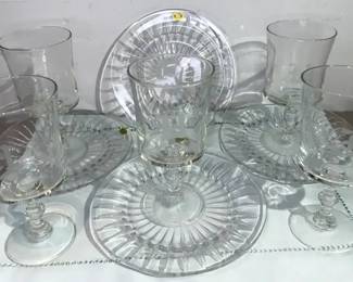 Balmoral by Val St Lambert Plates  Other Glasses