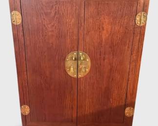 Chinesestyle wooden squarecorner cabinet