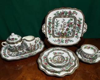 Coalport Indian Tree China Set