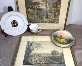 1941 Artistic Picture Publishing Co Prints, Ralph Lauren Estate Crest Plate  More 