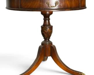 Vintage Imperial mahogany drum table