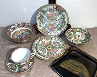Chinese Rose Medallion Porcelain