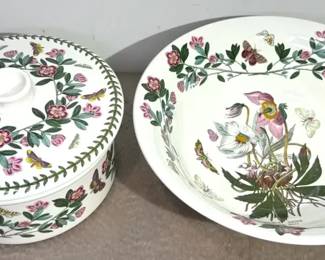 Portmeirion Botanic Garden Lidded Dish  Large Bowl
