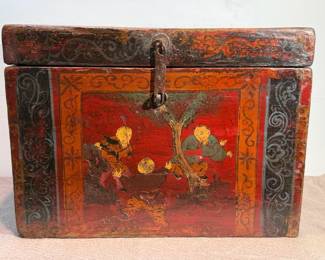 Chinese wooden storage chest