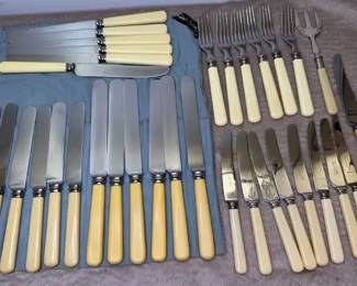 Vintage Flatware Harrison Fisher  Co, J Fenton  Sons  Others