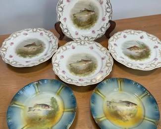 Oscar  Edgar Gutherz Austrian Fish Plates  Others