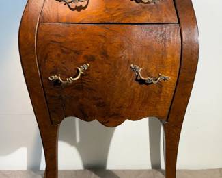 Small Wood Bombe Commode 