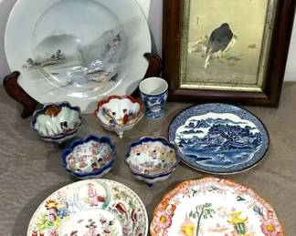 A Mix of Japanese  Chinese Porcelain