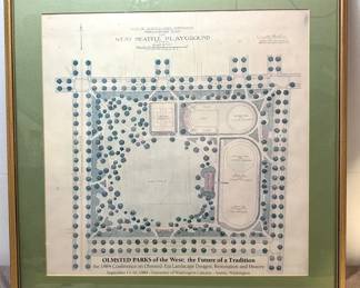 1984 Olmstead Era Landscape Conference PosterWest Seattle Playground