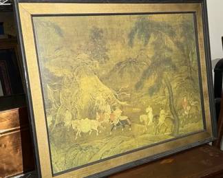The Tribute Horse Framed Repro Print 