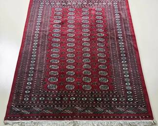 Pakistani Bukhara HandKnotted Wool Rug 