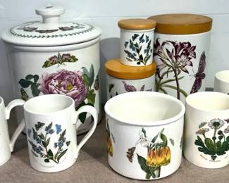 Portmeirion Botanic Garden Canisters  Mugs