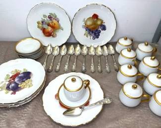 Dessert Dishes Carl Schumann Porzellanfabrik and Fitz  Floyd