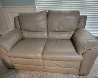 Leather Loveseat