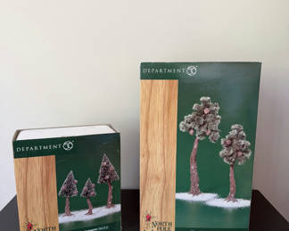 Lot 43: Department 56 North Woods Trees