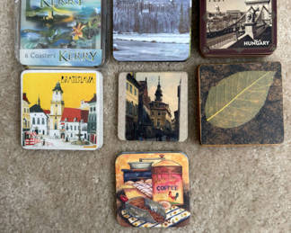 Lot 61: Drink Coaster Sets - Group of 7