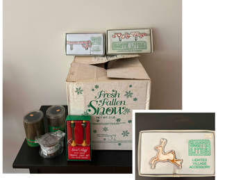 Lot 63: Vintage Department 56 Christmas Village Lot