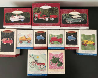 Lot 6: Hallmark Kiddie Car Classics Ornaments