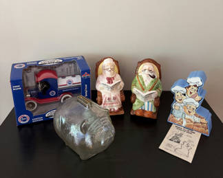 Lot 27: Vintage Coin Banks/Piggy Banks - Group Of 5
