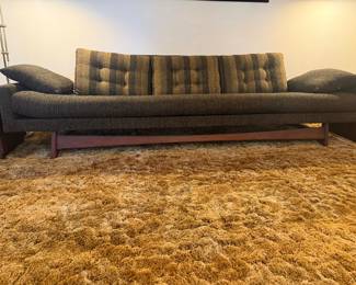 Adrian Pearsall for Craft Gondola Sofa with original upholstery