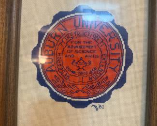 Auburn needlepoint