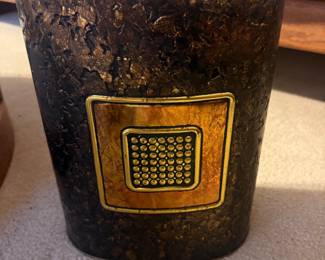 MCM vintage trash Can 