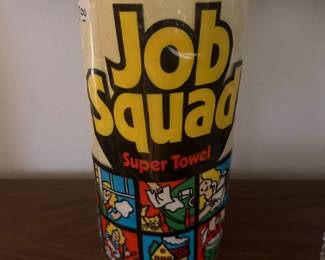 Vintage Yellow Job Squad Paper towels