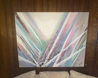 Abstract by Lee Reynolds approx 40" by 50"