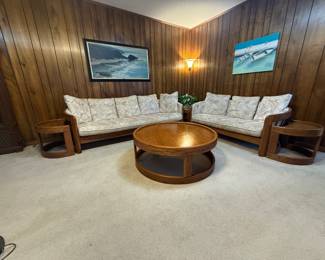 1980's Postmodern Oak Furniture by Howard