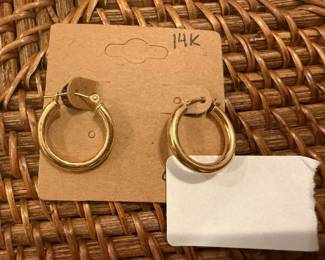 Small 14k Hoops