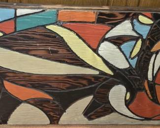 MCM ORIGNAL WITCO WALL ART PAINTING