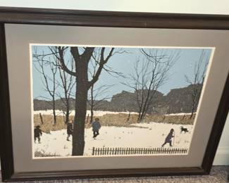 VINTAGE LTD. EDITION BARTEK SIGNED PRINT