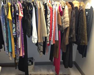 ANOTHER CLOSET FULL OF VINTAGE WOMEN's DESINGER CLOTHES