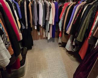 CEDAR CLOSET FULL of VINTAGE WOMEN's CLOTHING