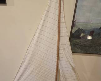 LARGE POND SAILBOAT