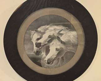 ANTIQUE PHAROAH'S HORSES PRINT