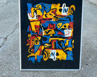 Lot 22: Abstract Serigraph Signed