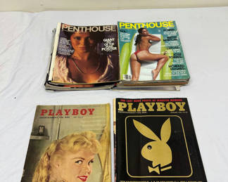 Lot 23: Penthouse and Playboy Adult Magazines
