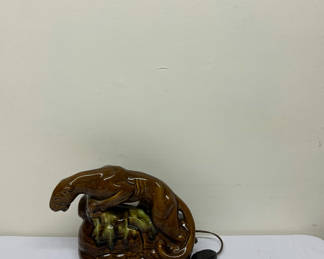 Lot 14: Vintage Jaguar TV Lamp Light