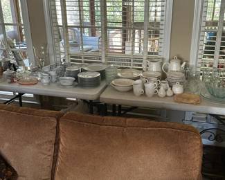 Assorted China and Glassware