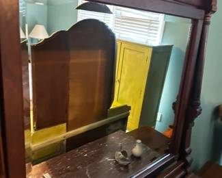Antique Marble Top Dresser