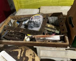 Assorted Tools, Screws, Nuts and Bolts 