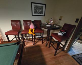 Pub Table and Chairs 