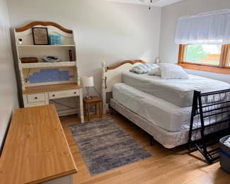 Bedroom Furniture - Desk, Dresser, and Two Different Beds