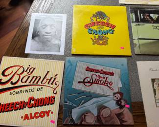 Cheech & Chong vintage comedy albums 