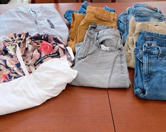 J.Crew, Lucky Brand, Polo Ralph Lauren American Eagle Mens Pants and Jackets Mystery Lot