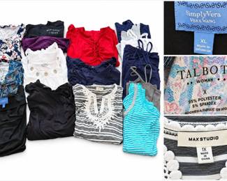 Lane Bryant, Talbots Vera Wang Womens Mystery Lot 15 Tops and Tanks Size XL2XL