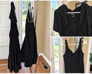 Lane Bryant Womens Black Dresses Size 1416 2Piece Little Black Dress Lot