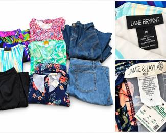 Lucky Brand, Lane Bryant Venezia Womens Mystery Lot Dresses and Skirts Sizes 14, 16,1X18 NWT